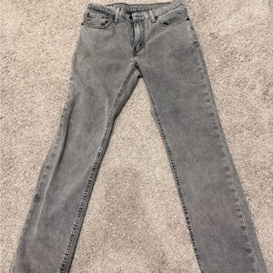 Levi’s Men's Gray Straight Leg Jeans